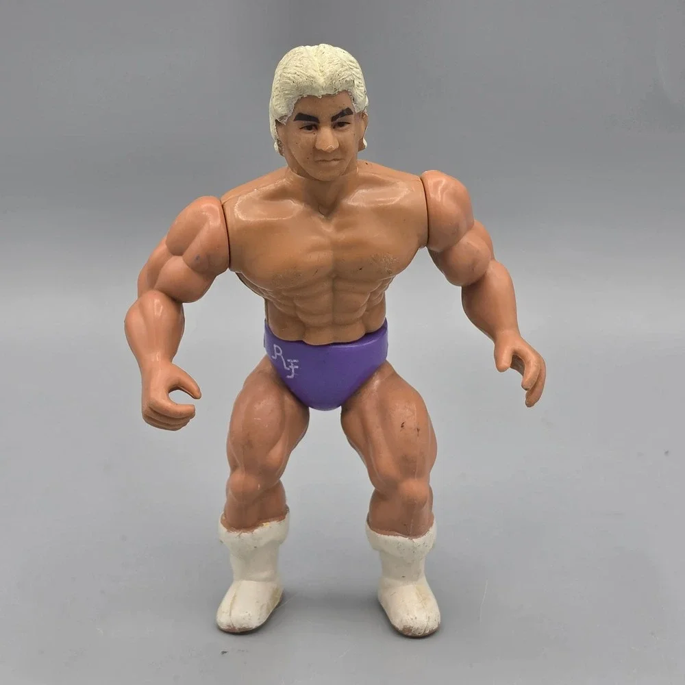 Remco Action Figure 6in Purple Ric Flair Nature AWA All Star Wrestling Vintage